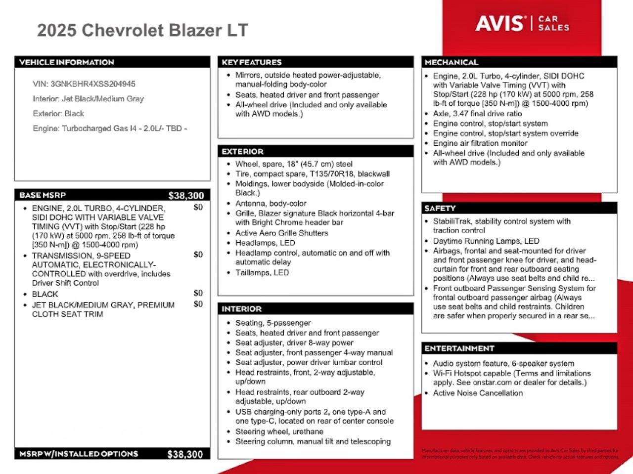 Chevrolet Blazer 2025