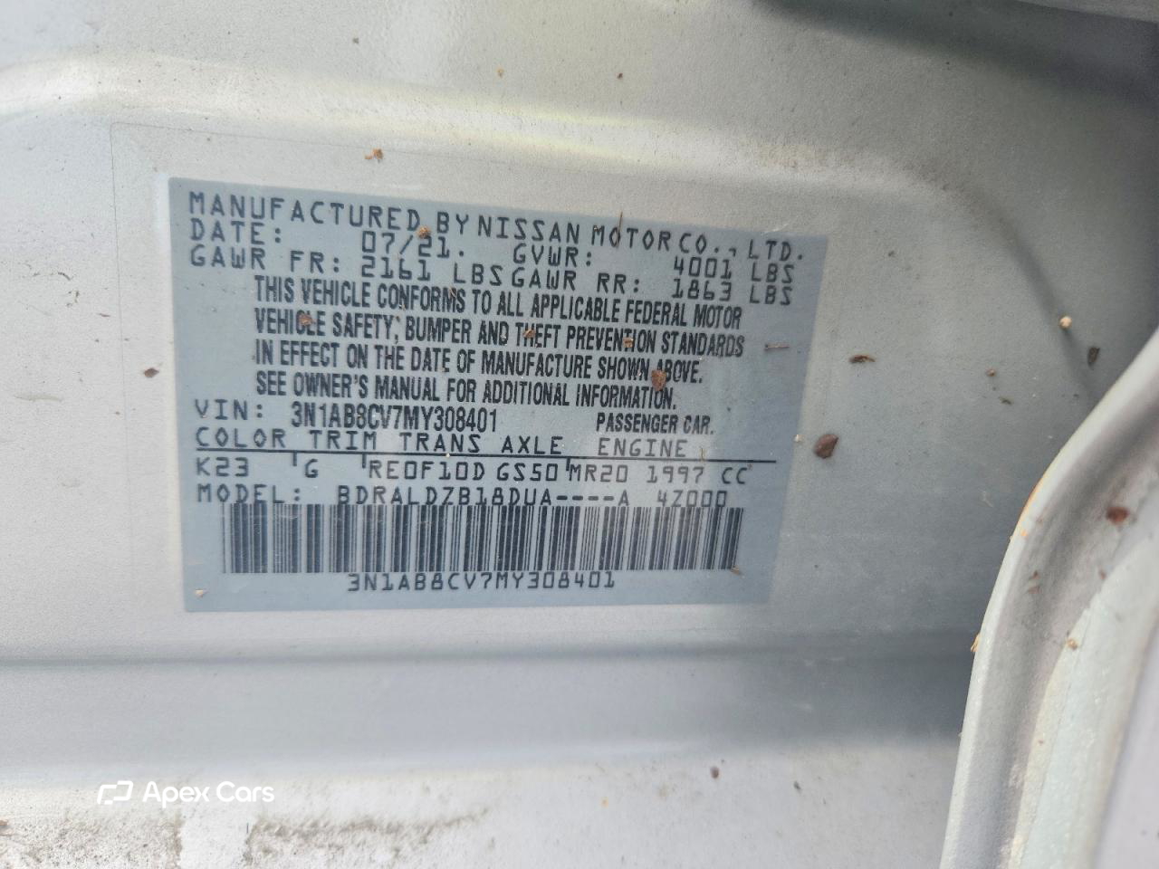 Nissan Sentra 2021