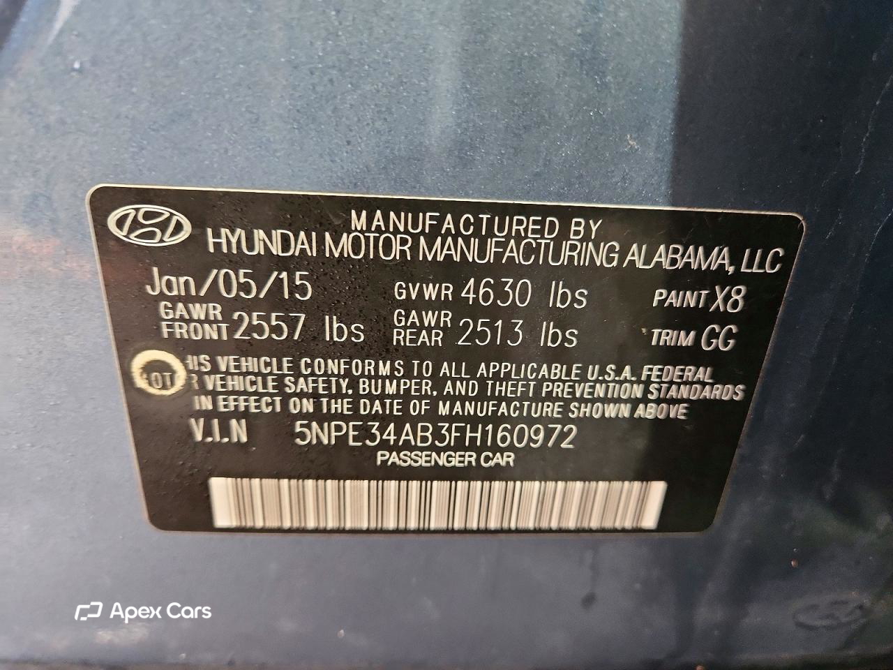 Hyundai Sonata 2015