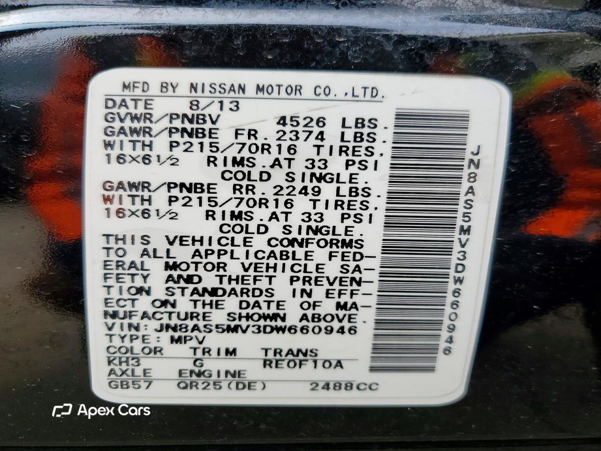 Nissan Rogue 2013