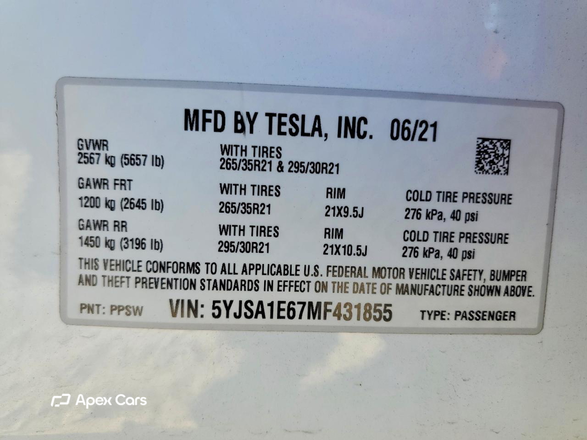 Tesla Model S 2021