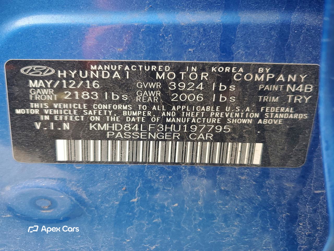 Hyundai Elantra 2017