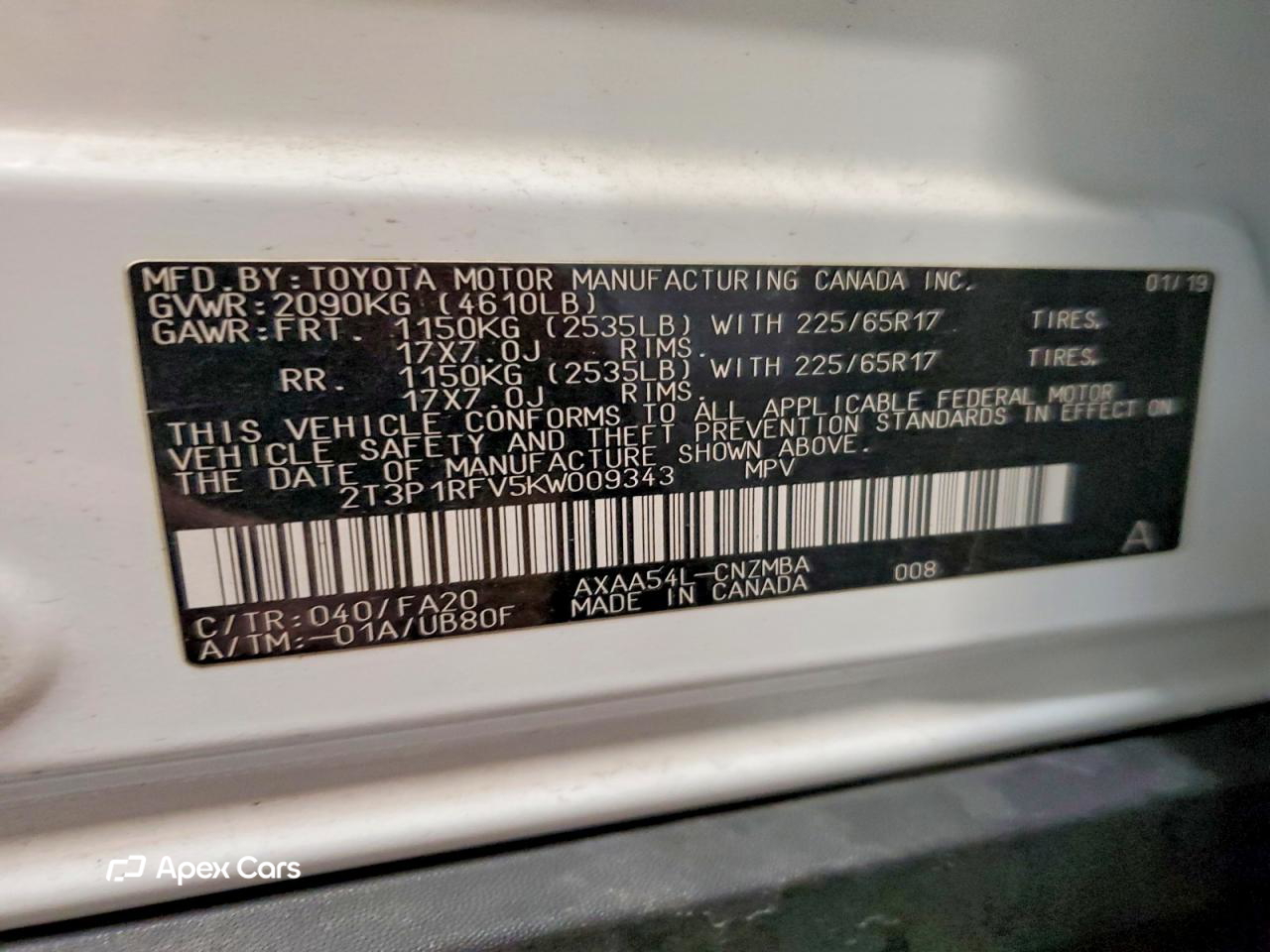 Toyota RAV 4 2019