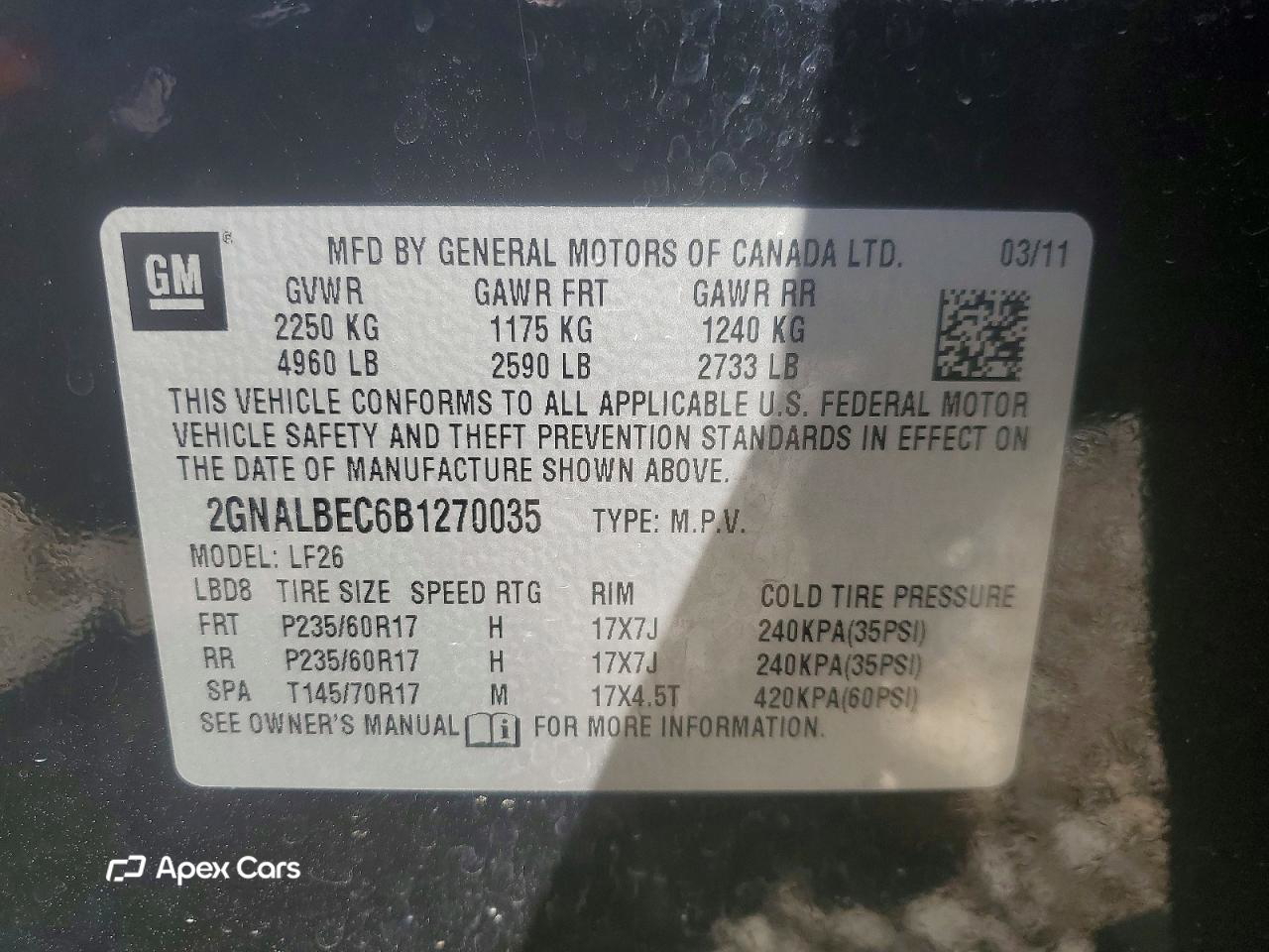 Chevrolet Equinox 2011