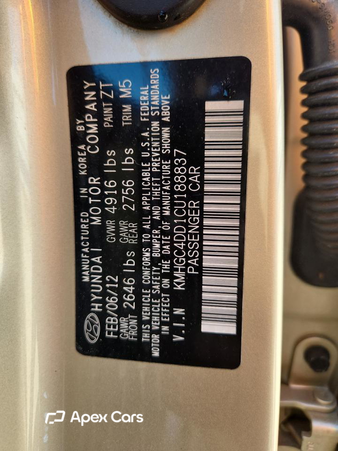 Hyundai Genesis 2012
