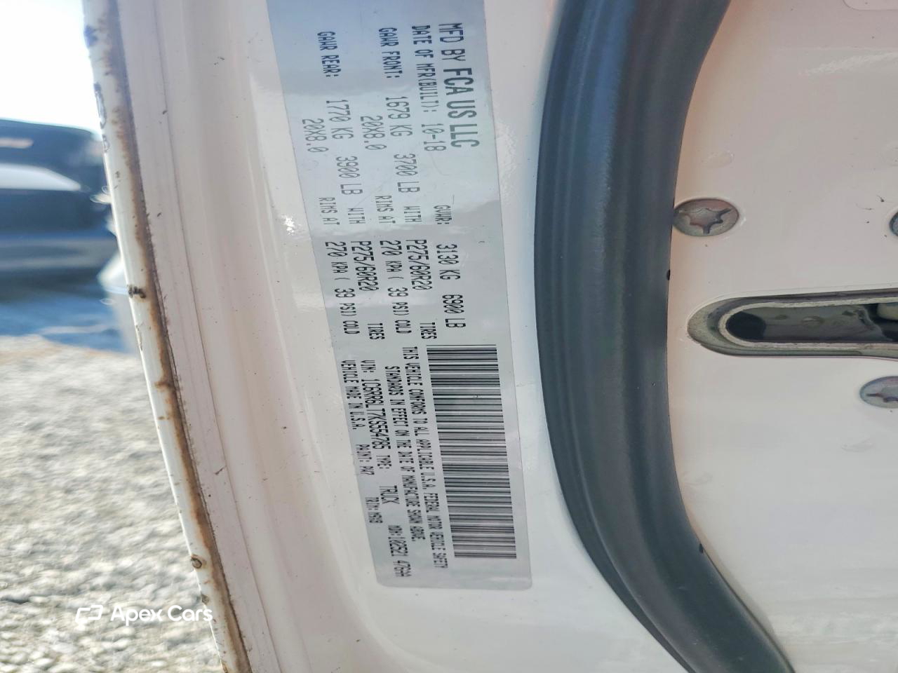 RAM 1500 2019