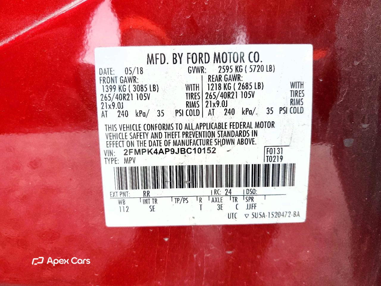 Ford Edge 2018