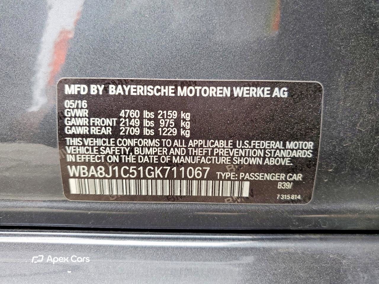 BMW Series 3 2016