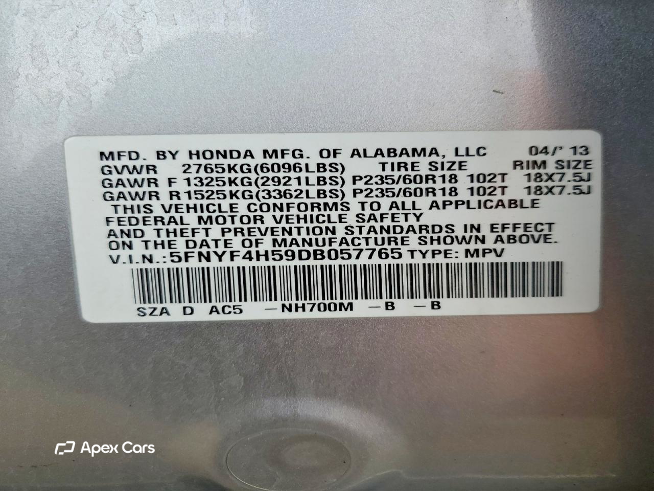 Honda Pilot 2013