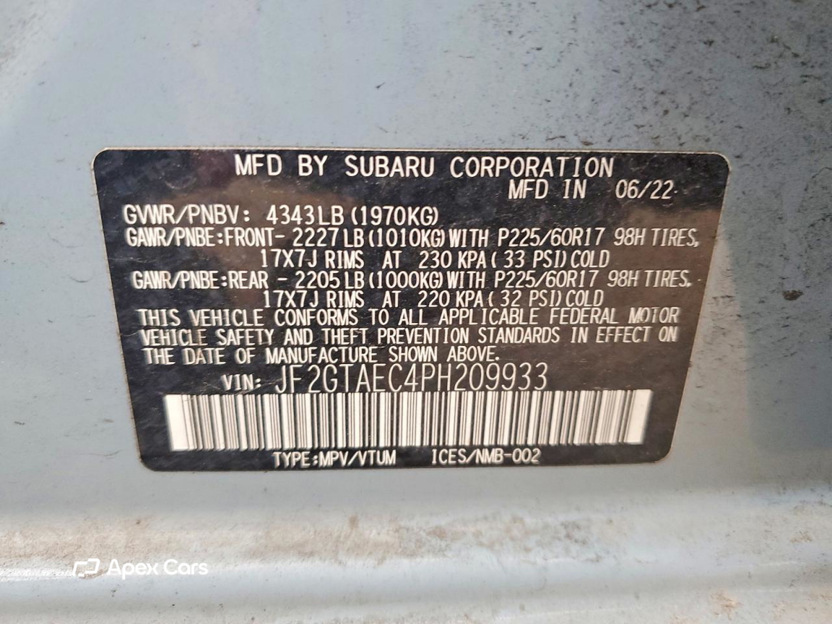 Subaru XV 2023