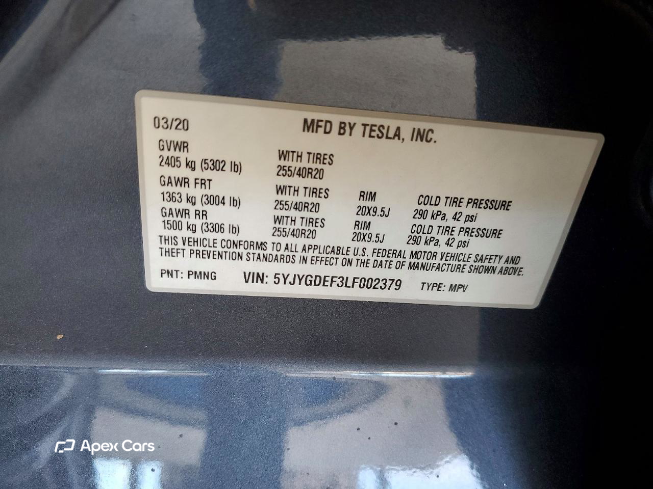 Tesla Model Y 2020