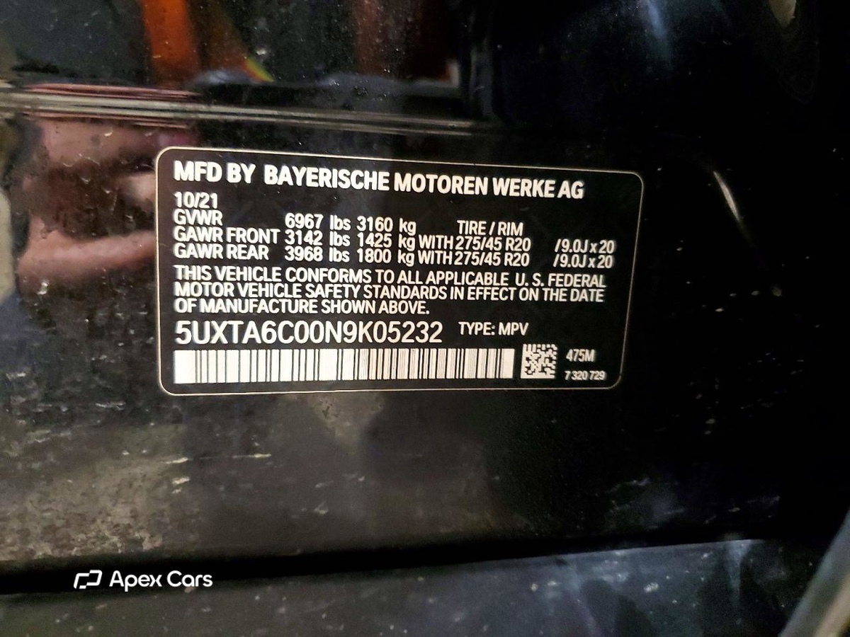 BMW X5 2022