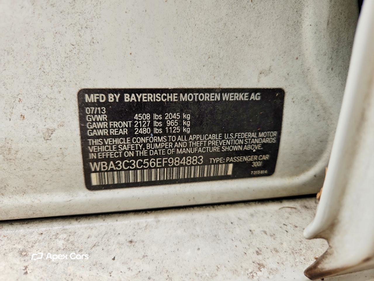 BMW Series 3 2014