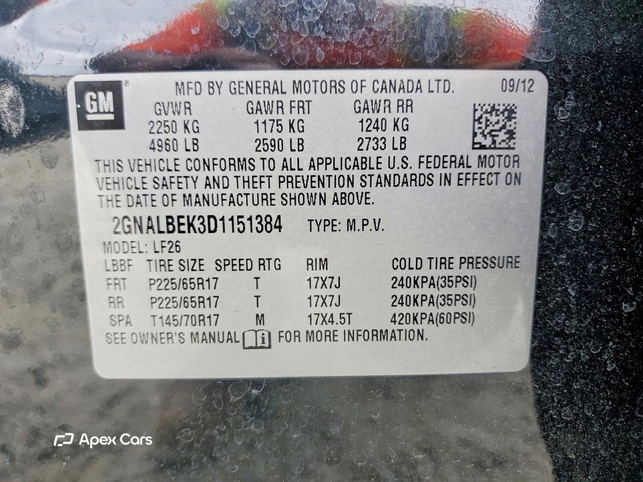 Chevrolet Equinox 2013