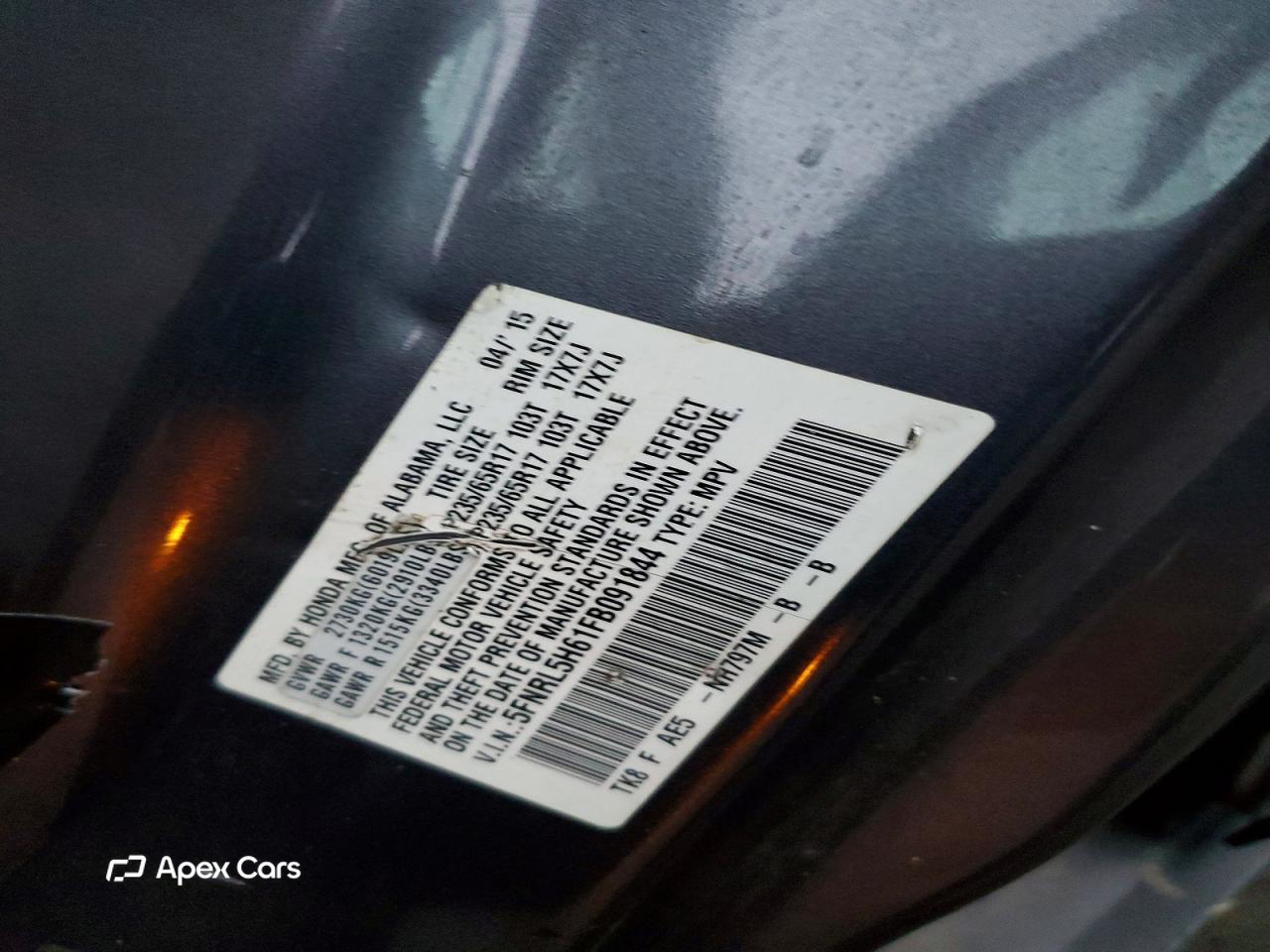 Honda Odyssey 2015