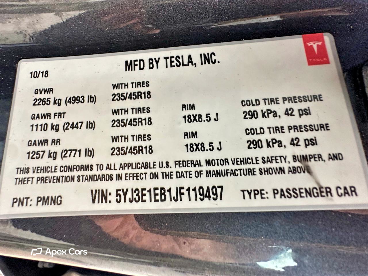 Tesla Model 3 2018