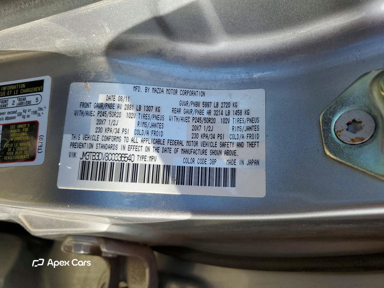 Mazda CX-9 2012