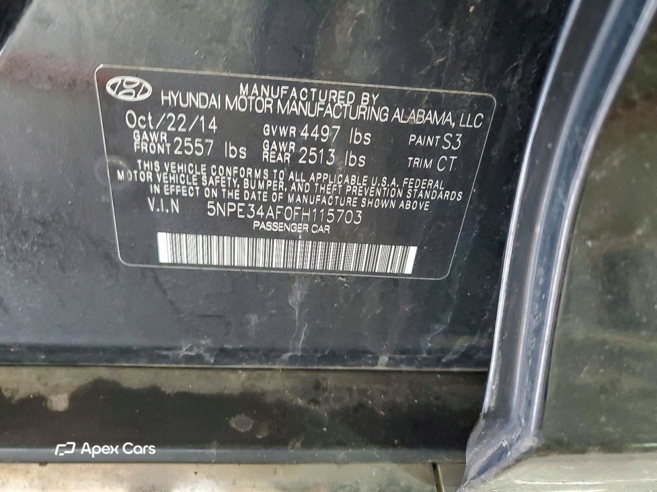 Hyundai Sonata 2015