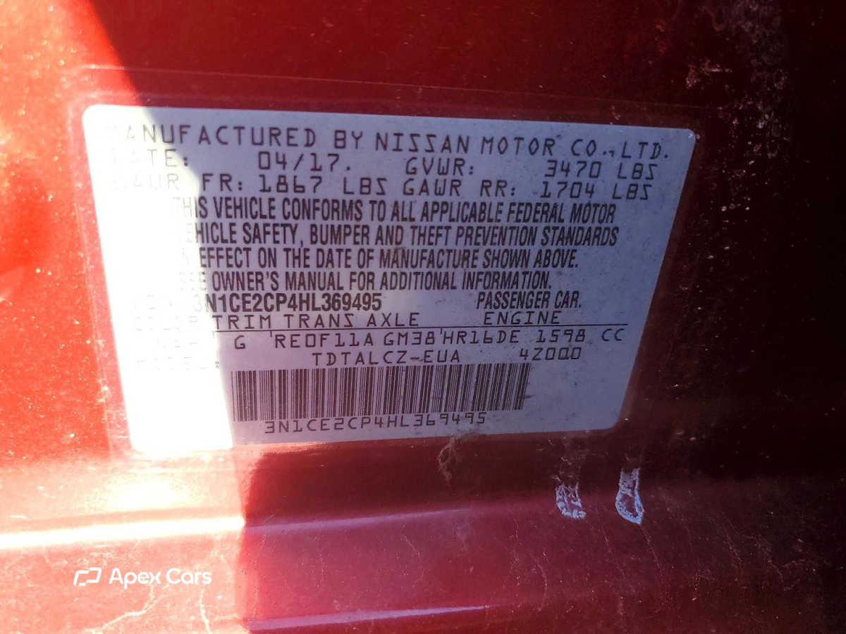 Nissan Versa 2017