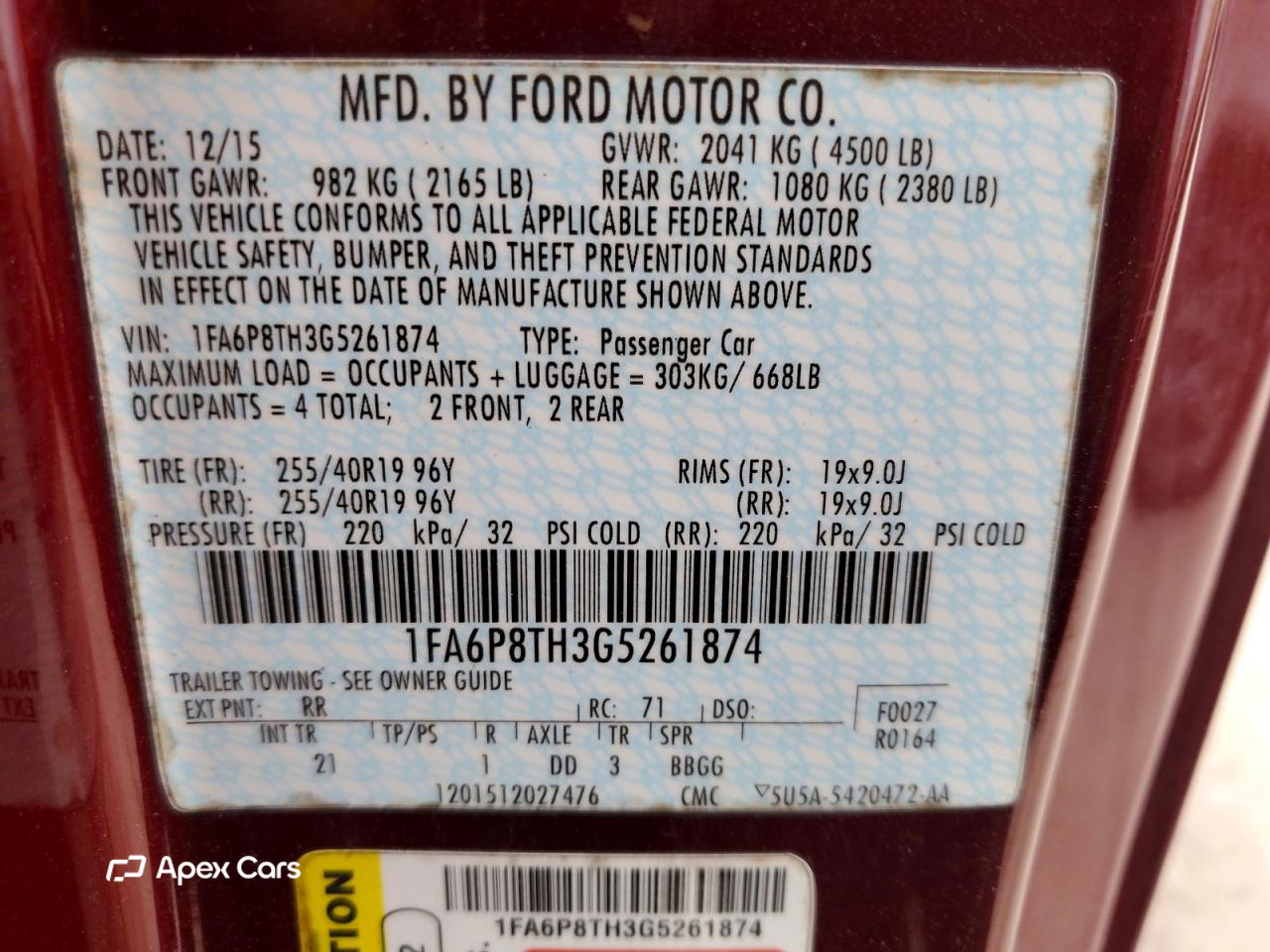 Ford Mustang 2016