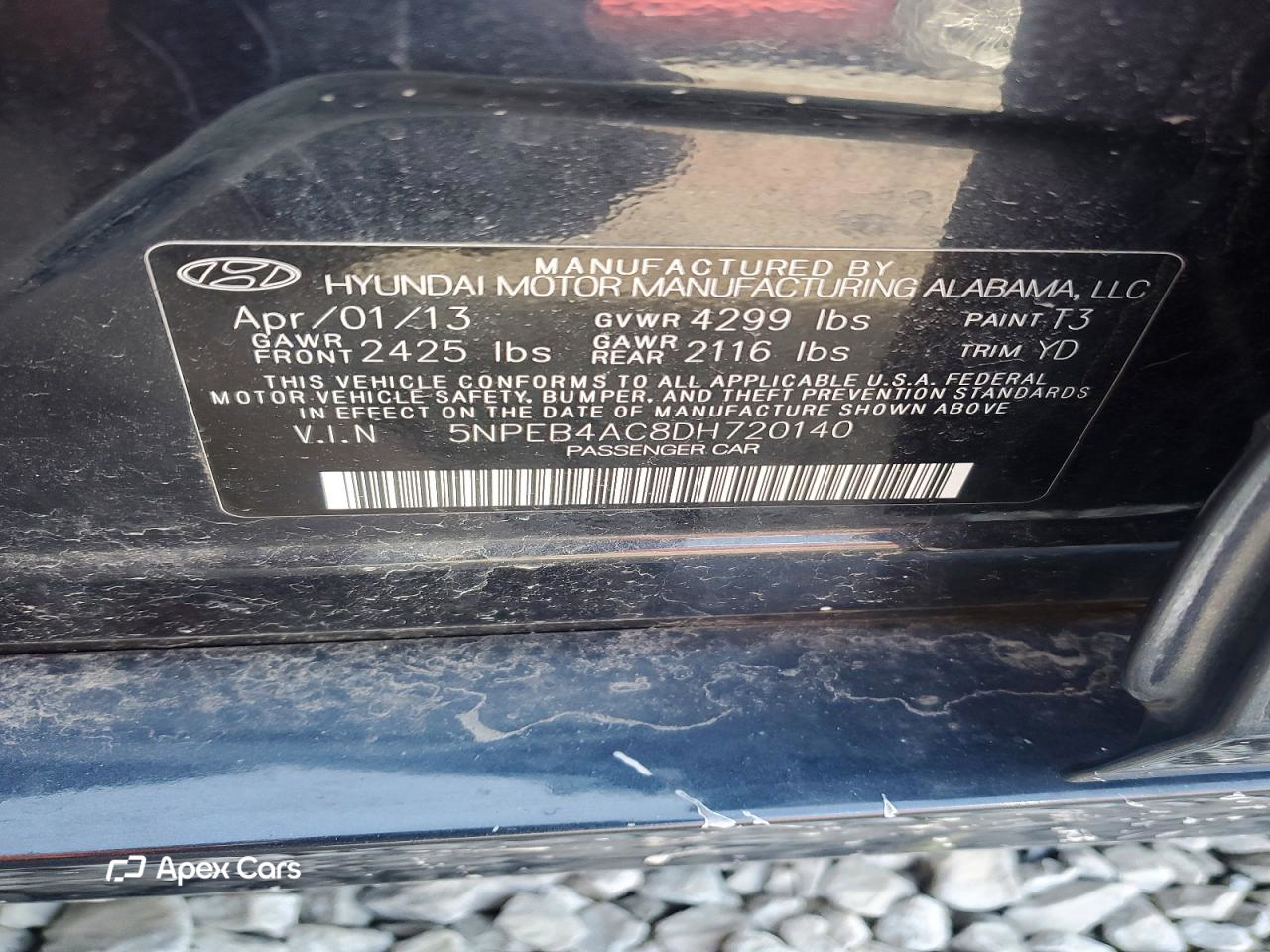 Hyundai Sonata 2013