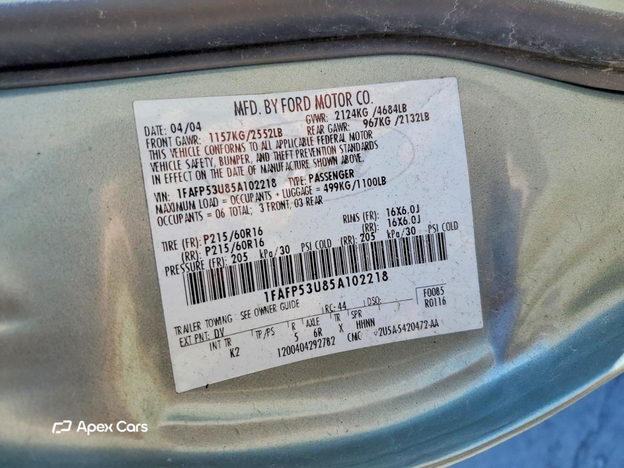 Ford Taurus 2005