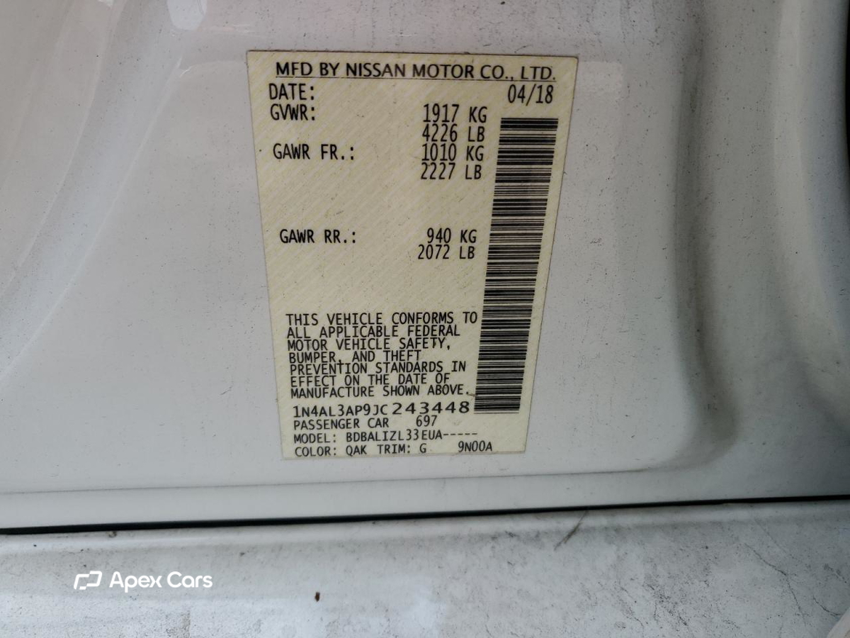 Nissan Altima 2018