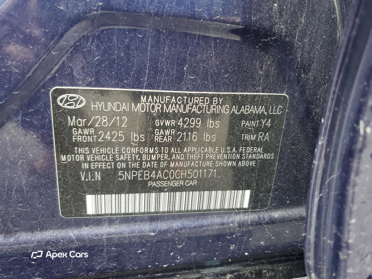 Hyundai Sonata 2012