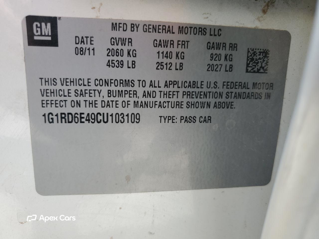 Chevrolet Volt 2012
