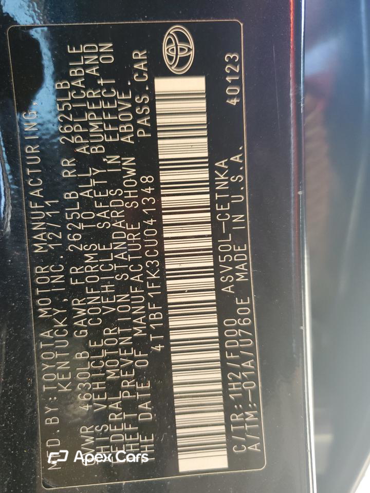 Toyota Camry 2012