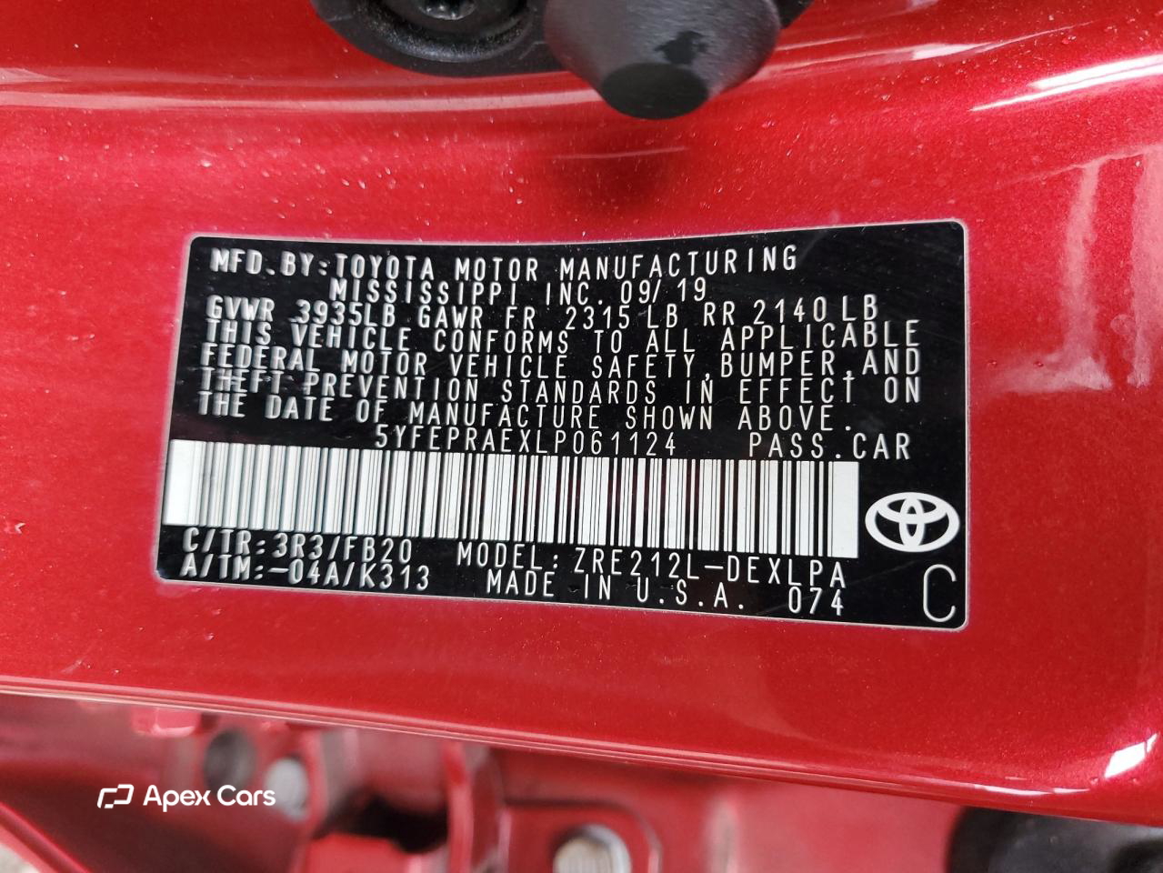 Toyota Corolla 2020