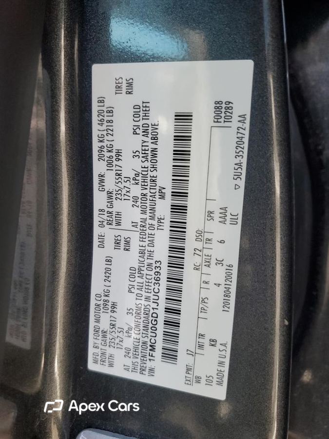 Ford Escape 2018