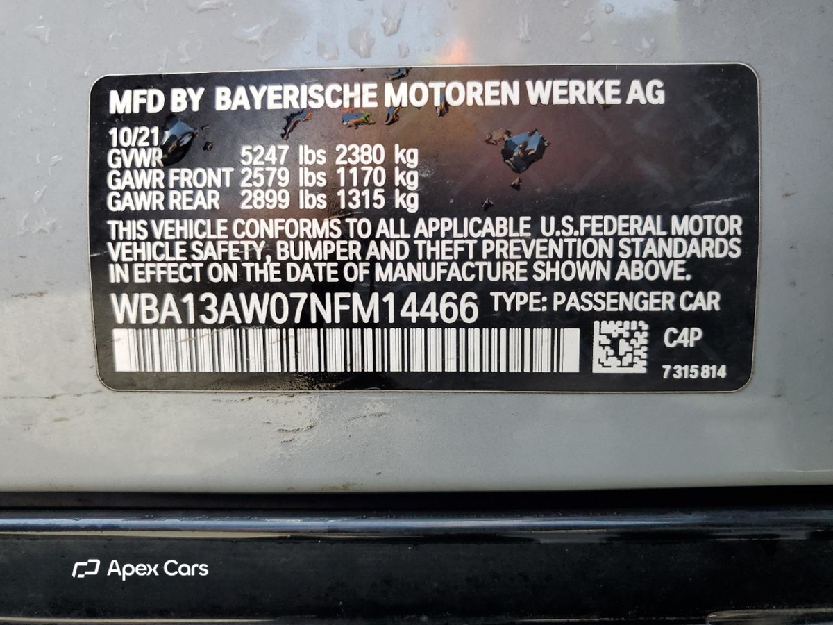 BMW Series 4 2022
