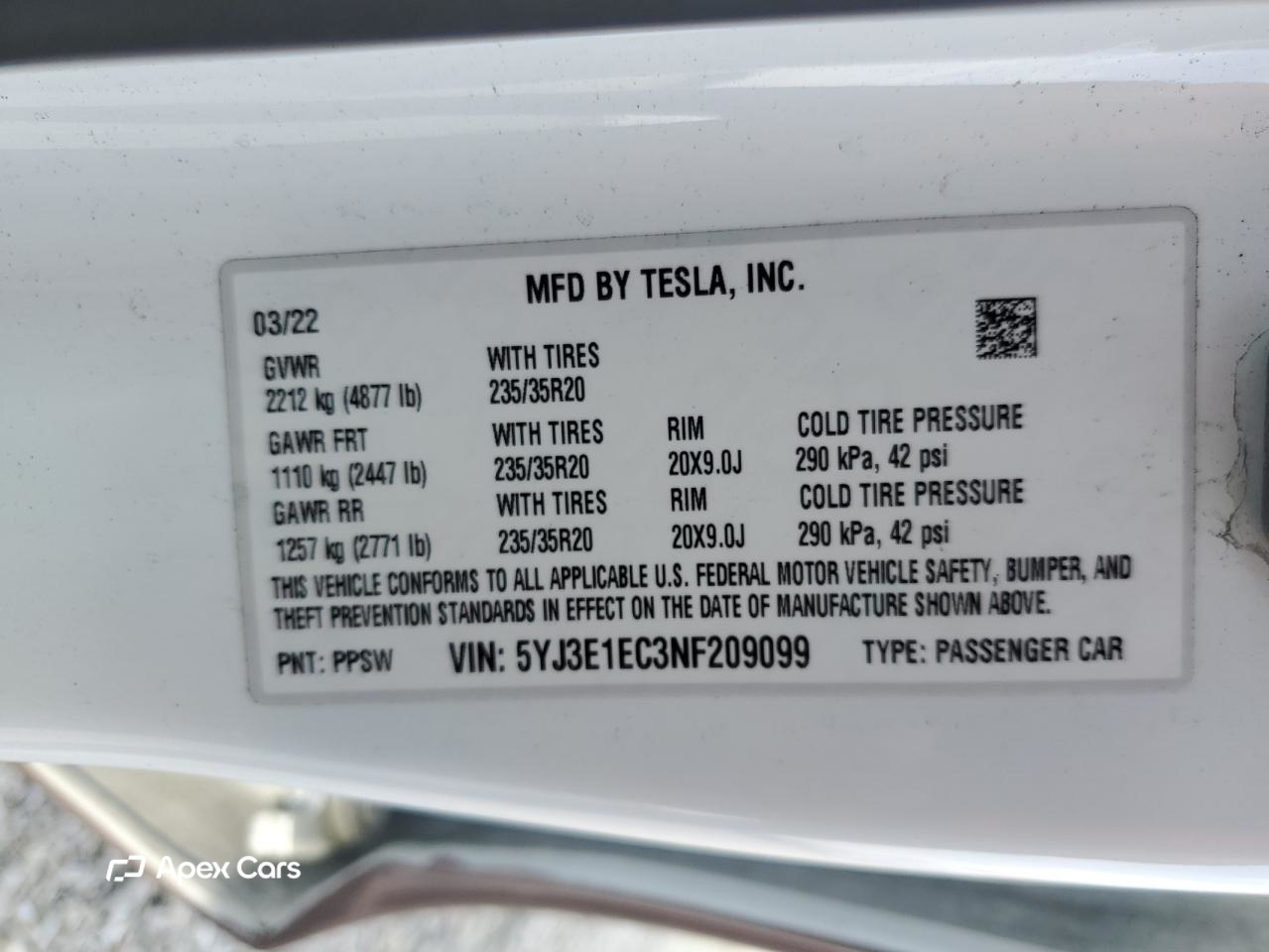 Tesla Model 3 2022