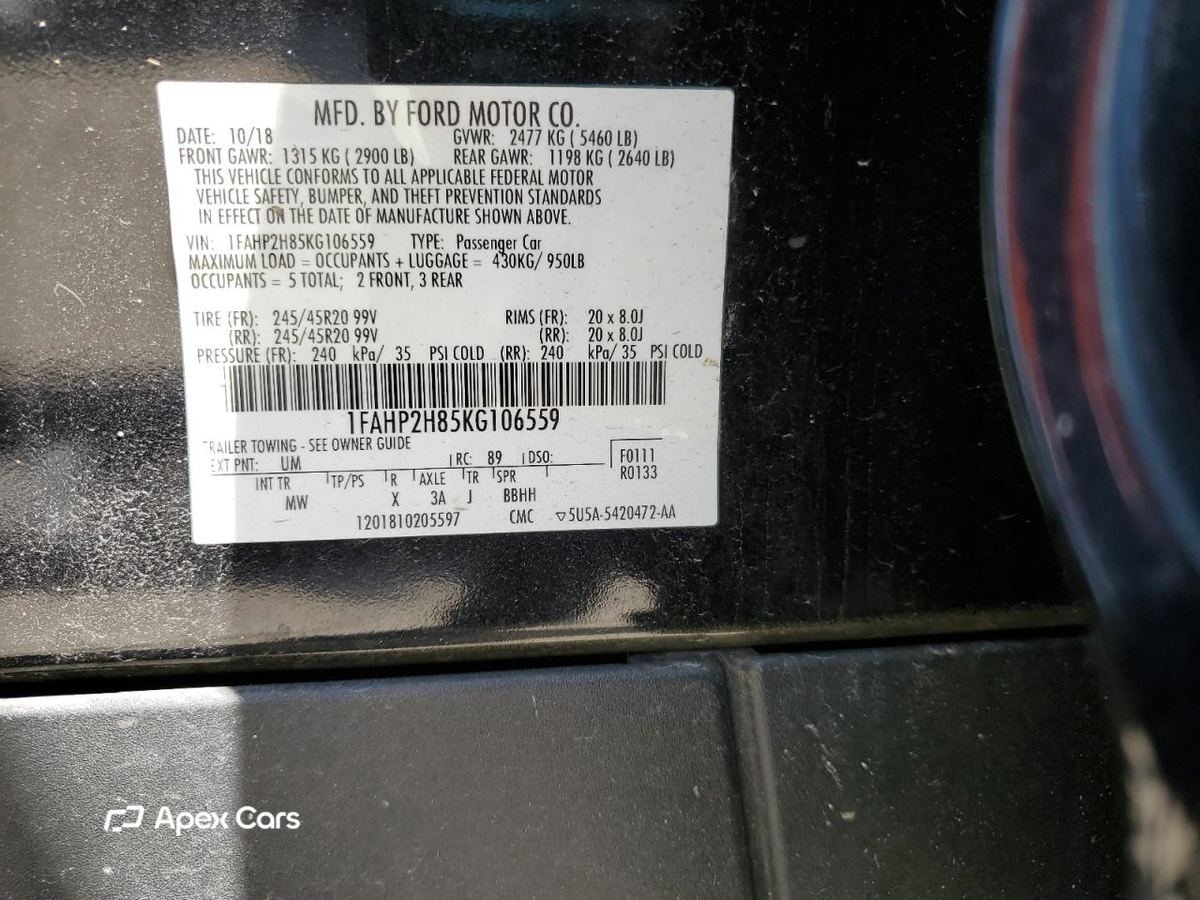 Ford Taurus 2019