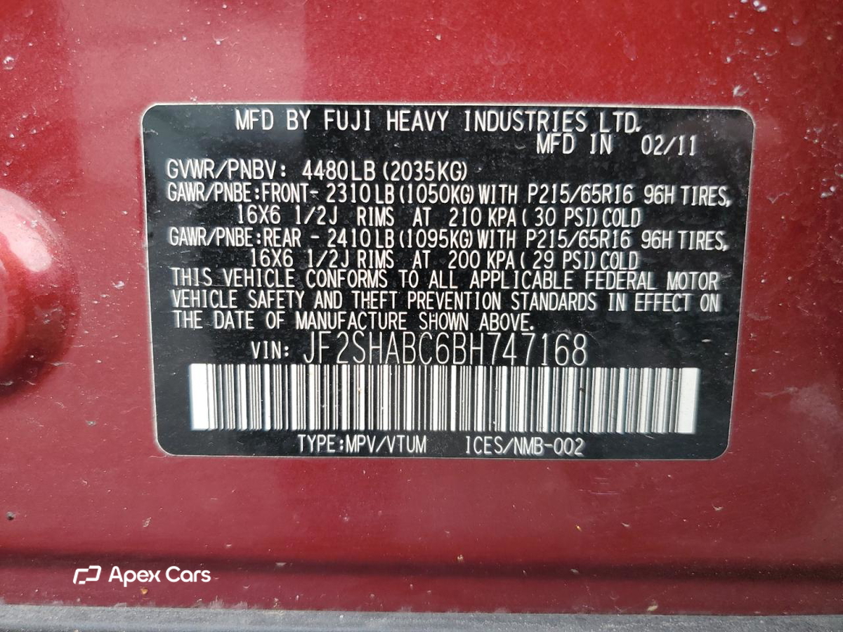 Subaru Forester 2011