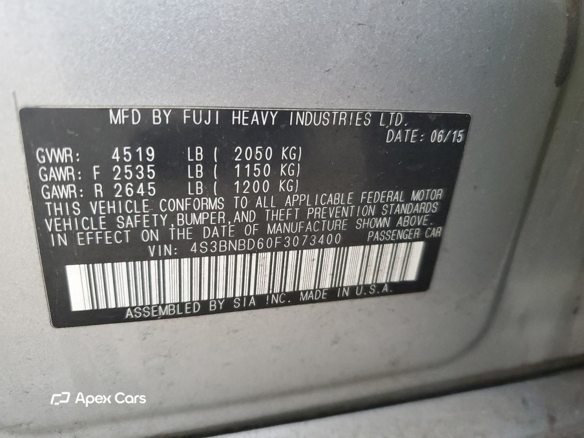 Subaru Legacy 2015