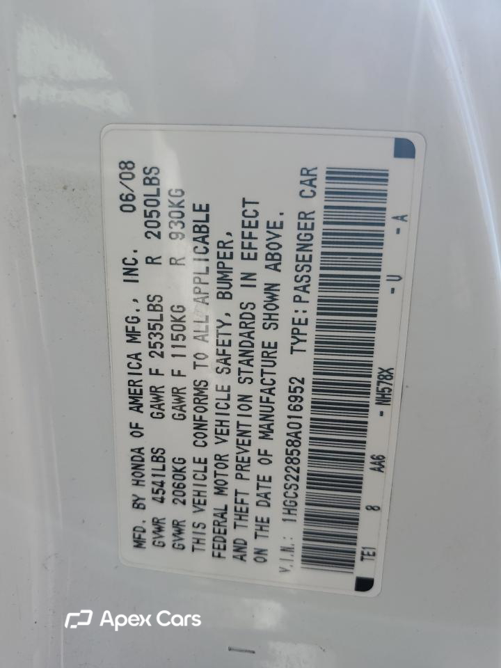 Honda Accord 2008