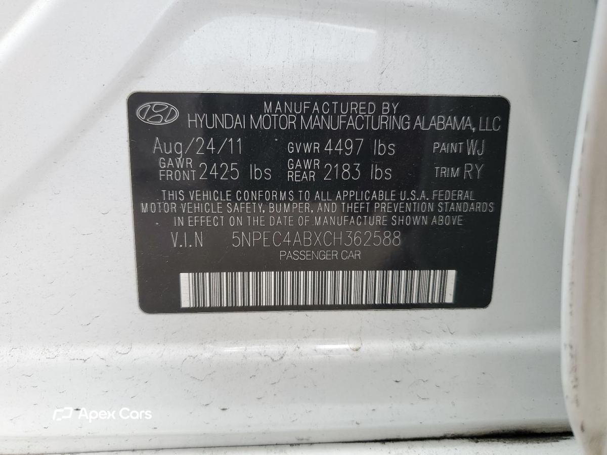 Hyundai Sonata 2012