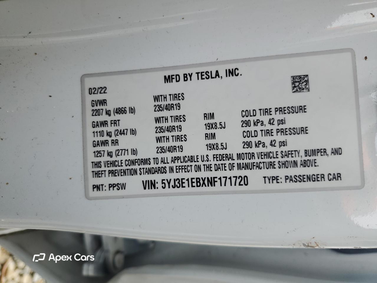 Tesla Model 3 2022