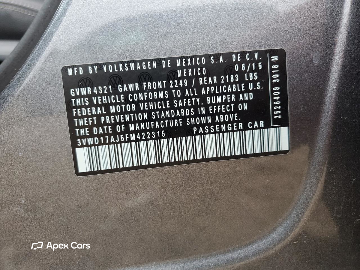 Volkswagen Jetta 2015