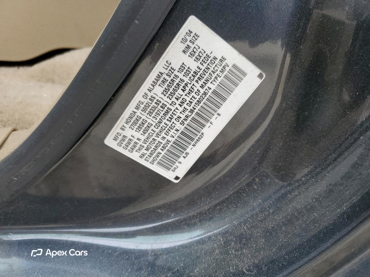 Honda Odyssey 2005