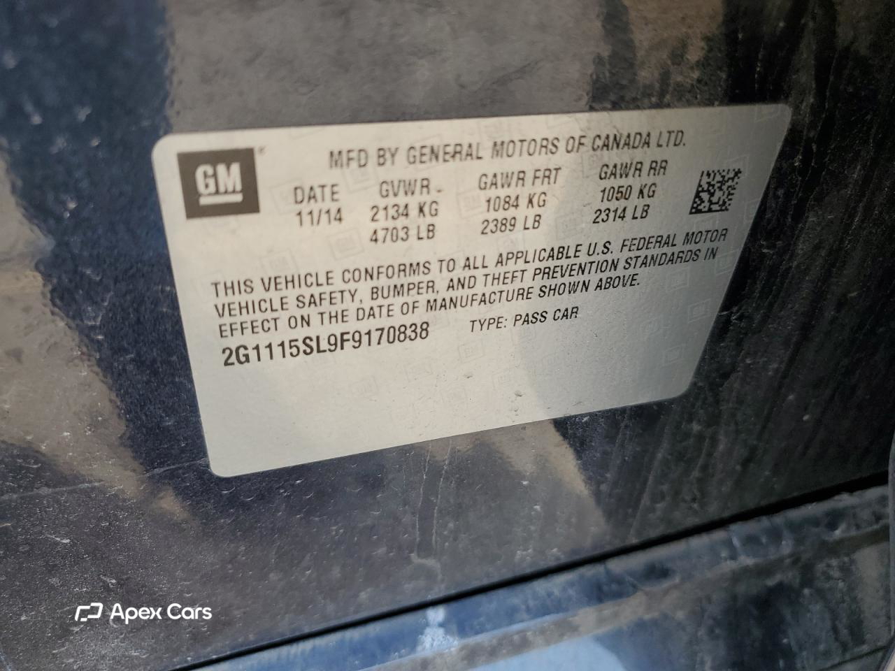 Chevrolet Impala 2015