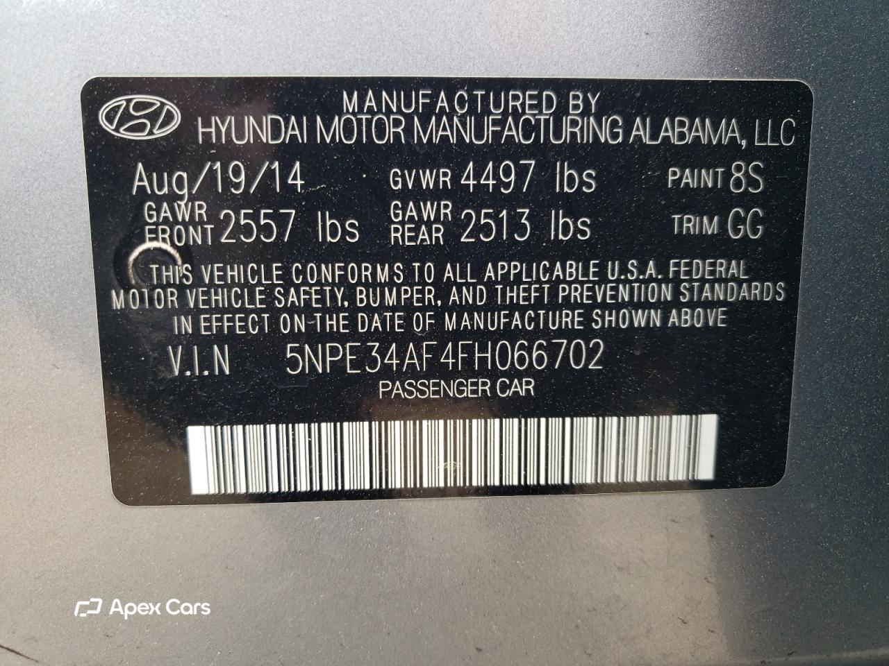 Hyundai Sonata 2015