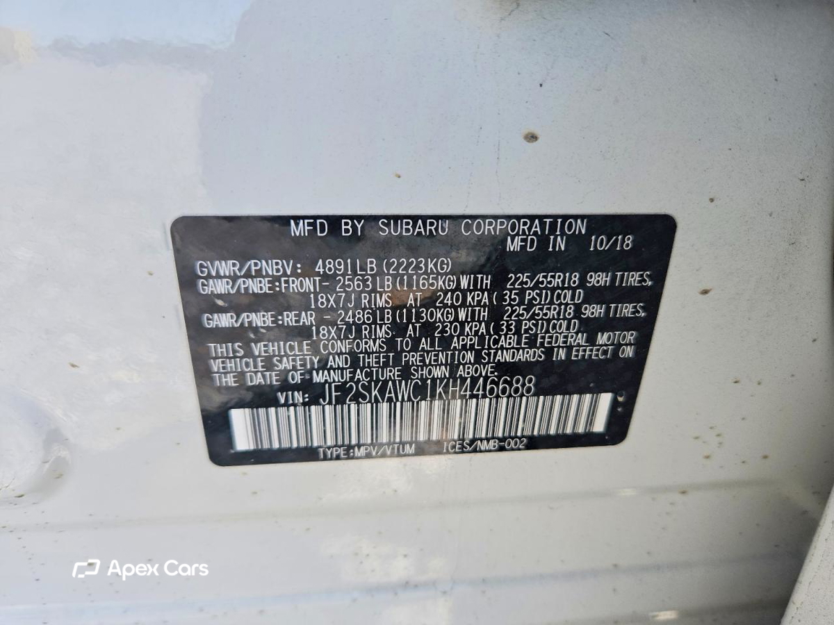 Subaru Forester 2019
