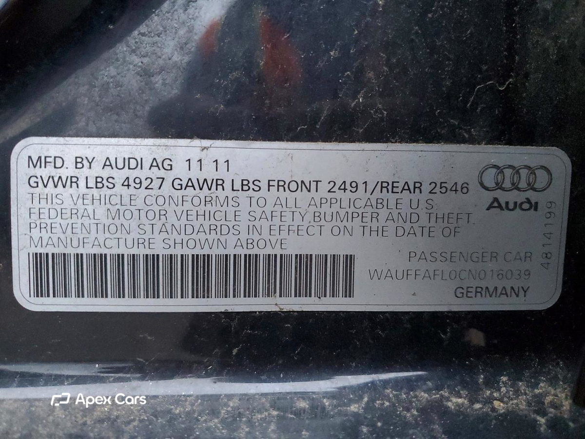 Audi A4 2012