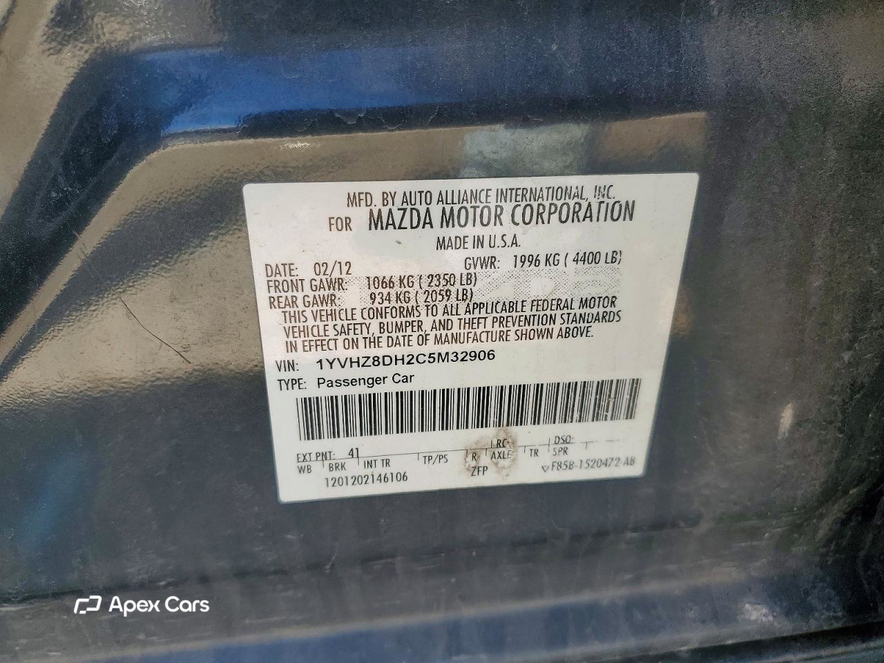Mazda 6 2012