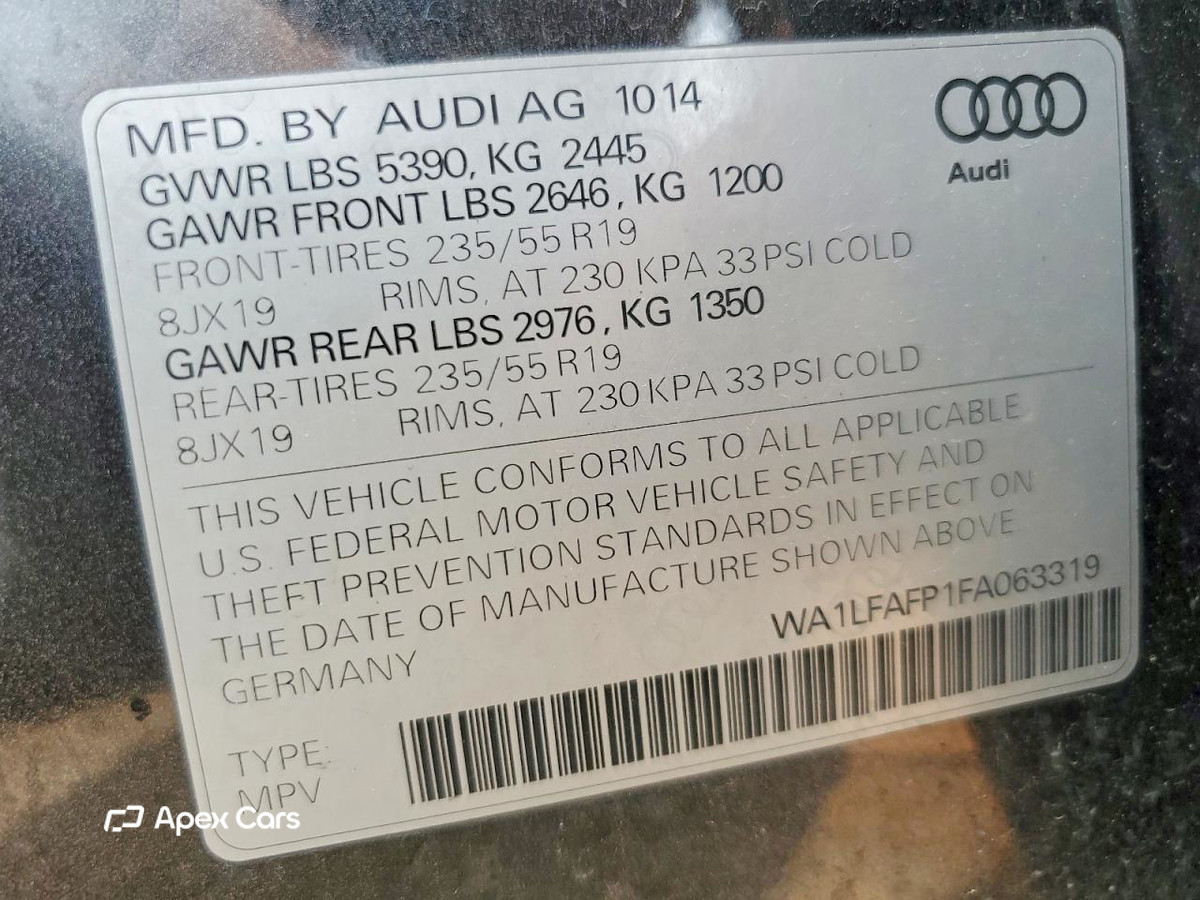Audi Q5 2015