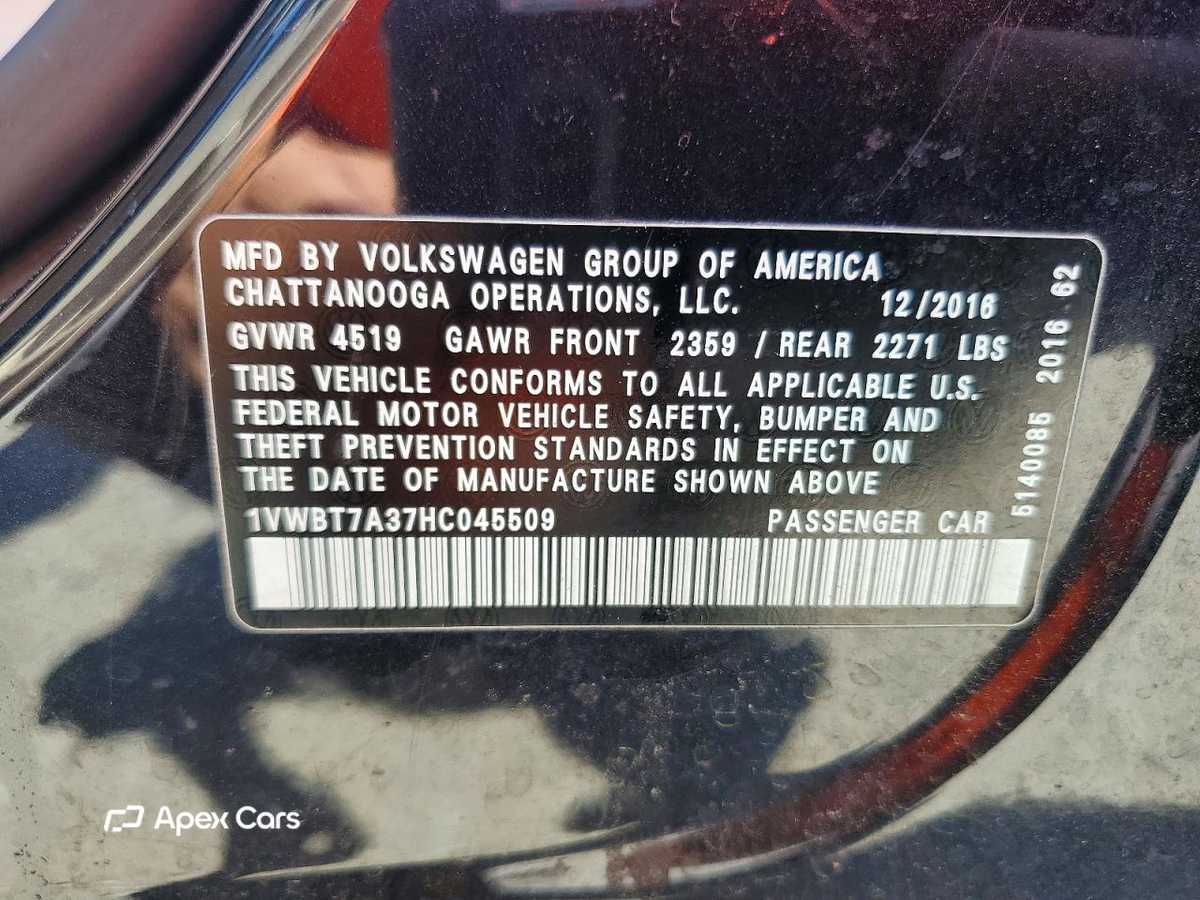 Volkswagen Passat 2017