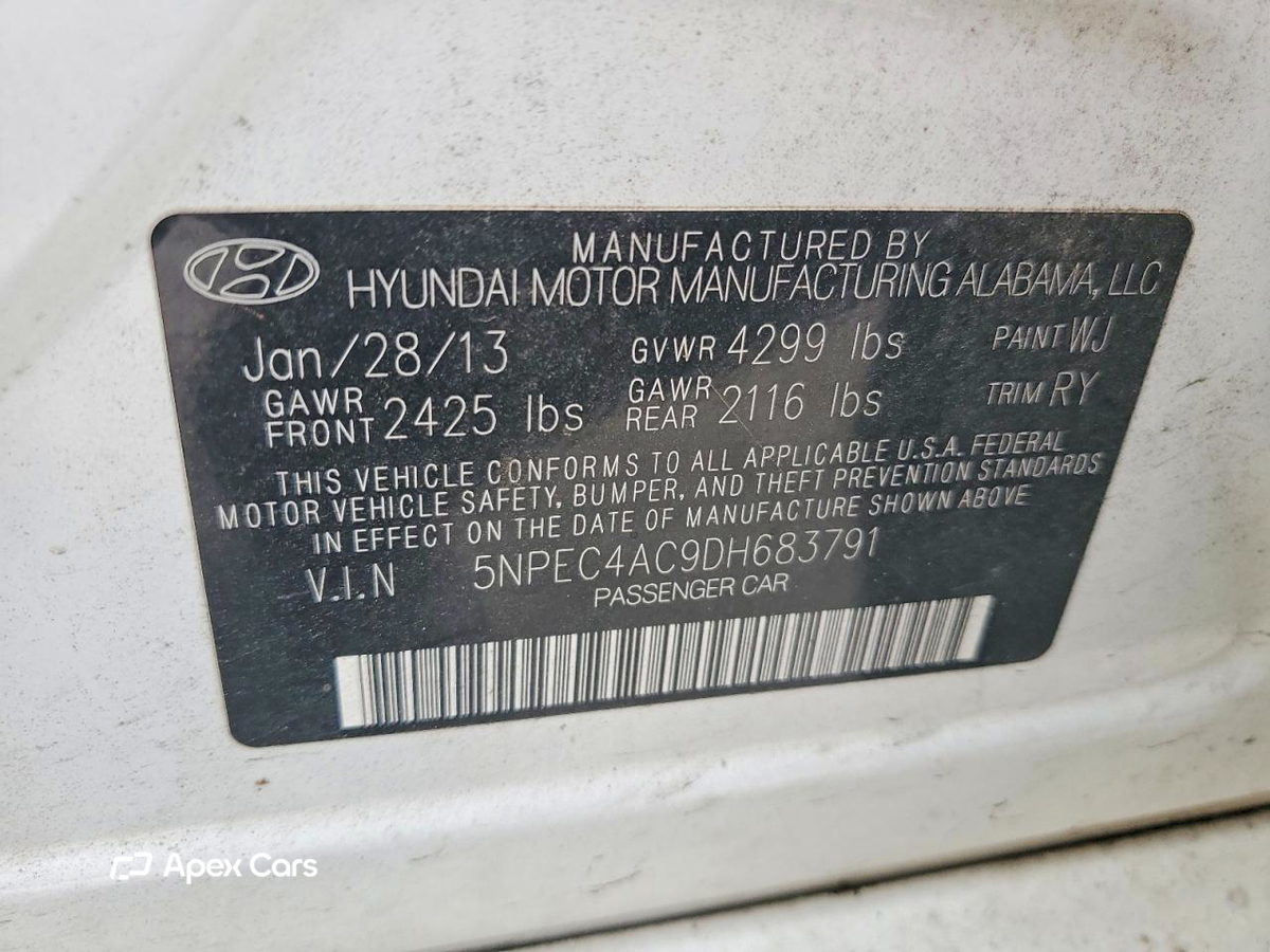 Hyundai Sonata 2013